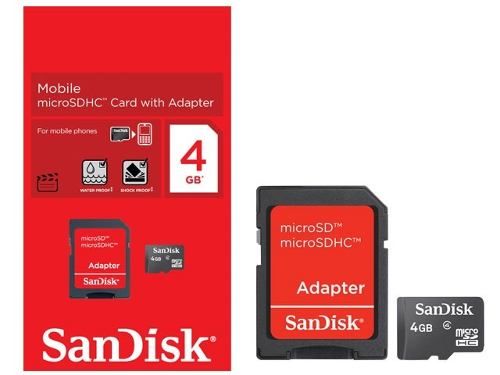 Cartão Memoria Micro Sd 4gb Sandisk