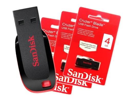 Pen Drive Sandisk 4gb Cruze Blade